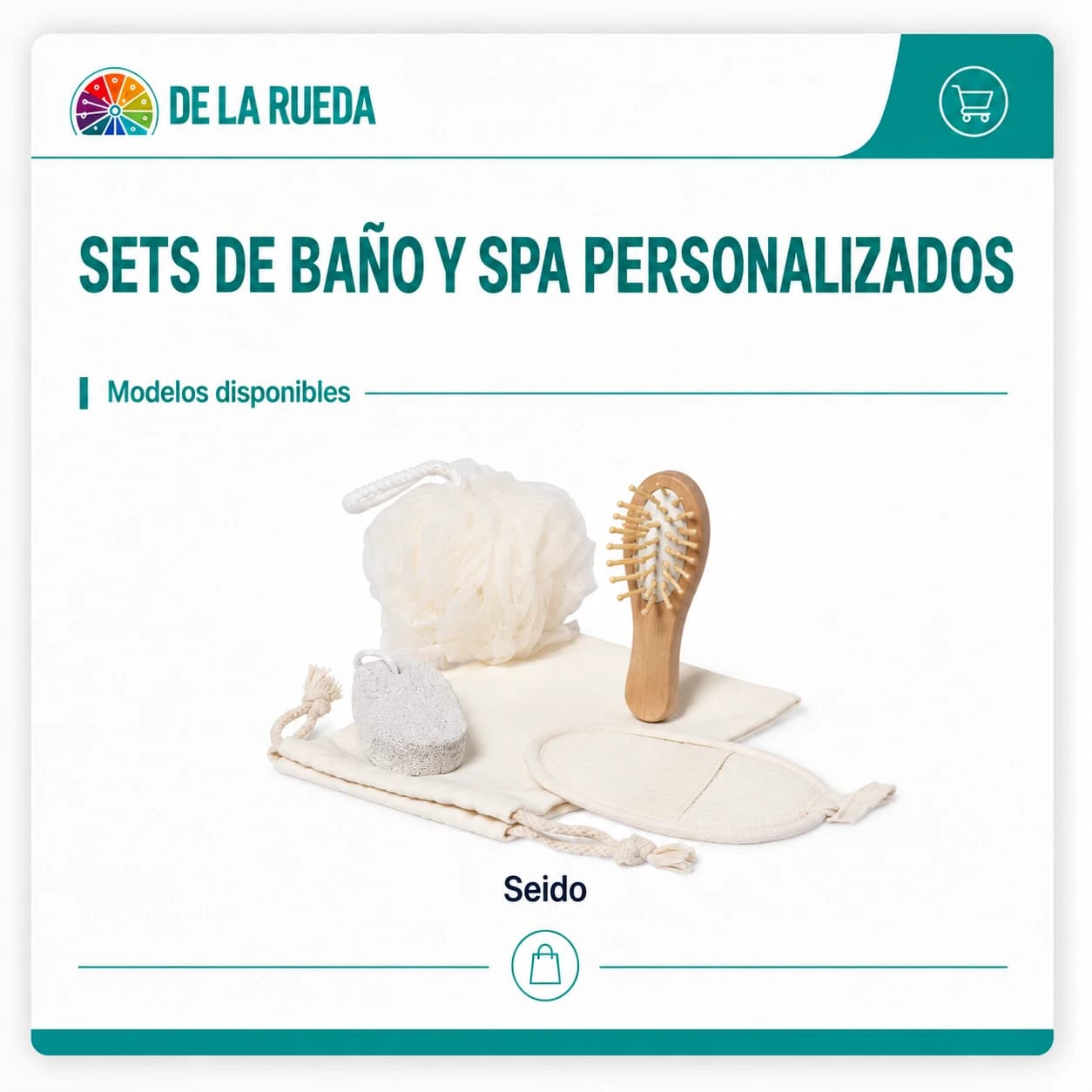 Sets de baño y spa personalizados - Vista delantera