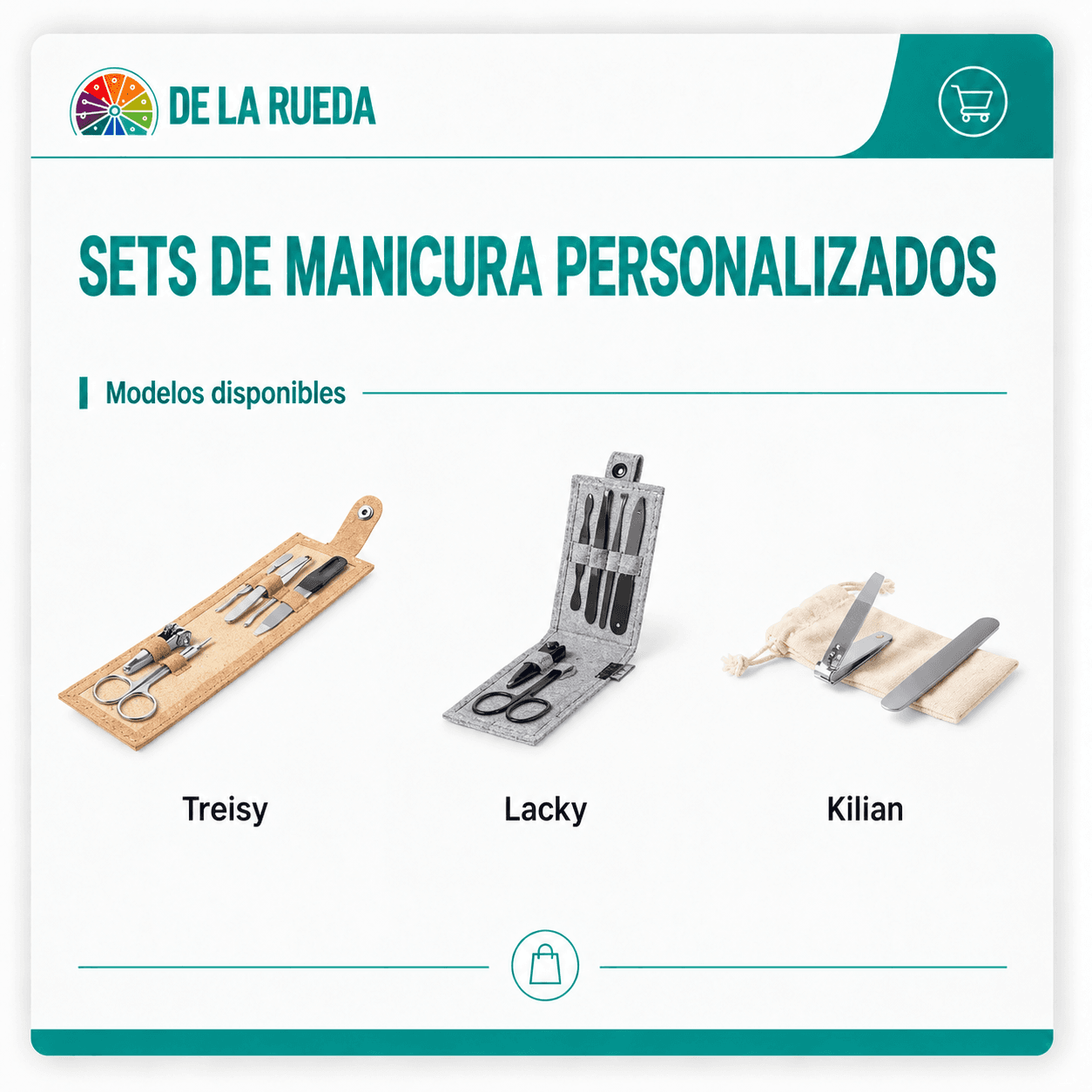 Sets de manicura personalizados - Vista delantera